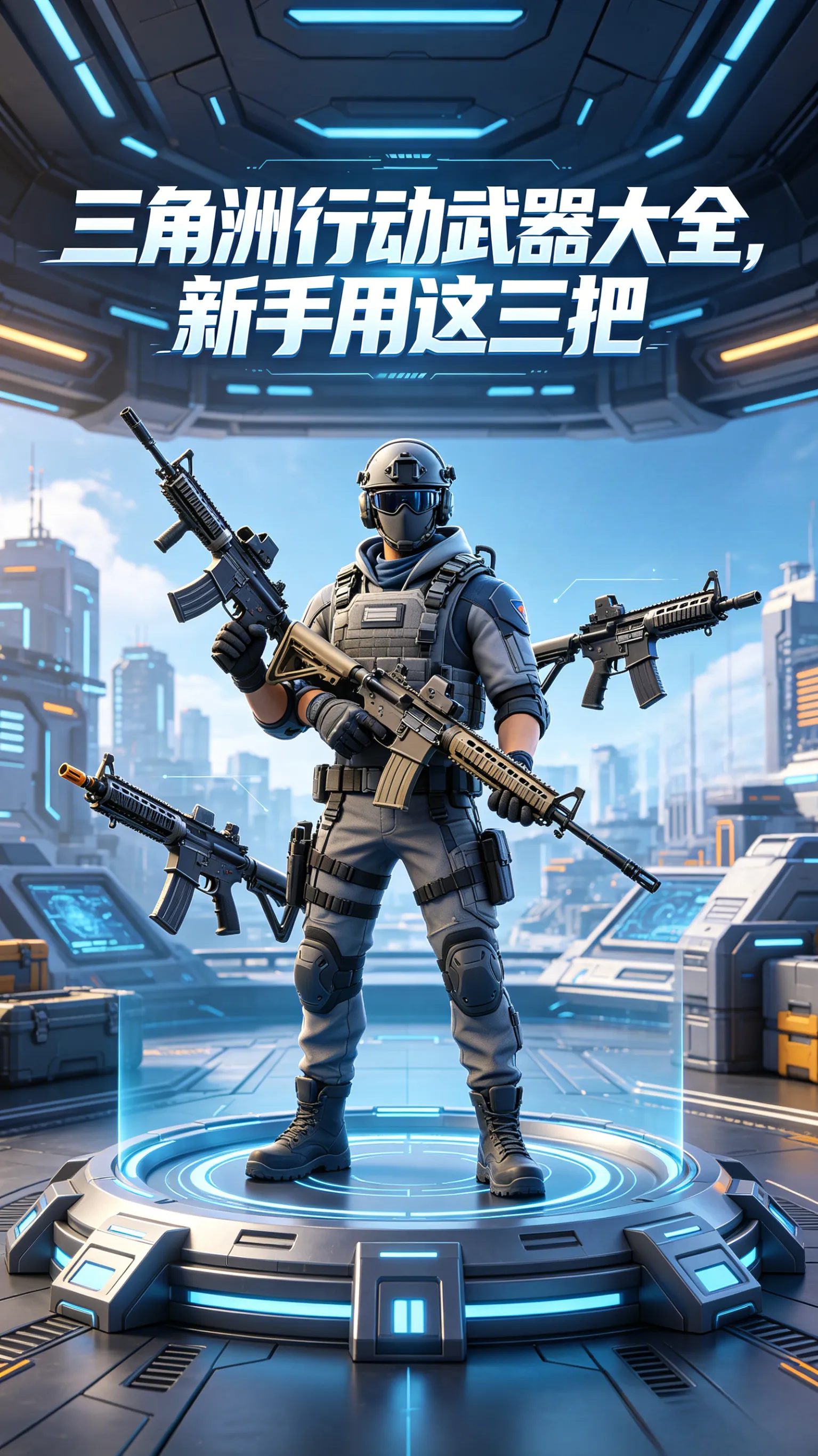 三角洲行动武器大全，新手用这三把，这几把枪不改不氪，稳稳上分