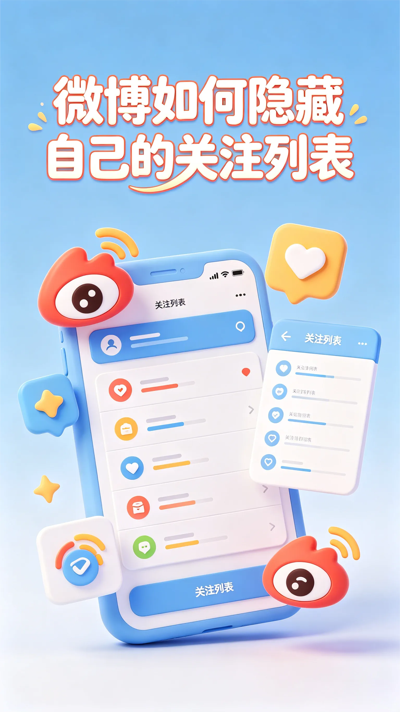 不想被视奸？微博隐藏关注列表的2种方式深度对比：哪种更适合“偷偷关注”的你？