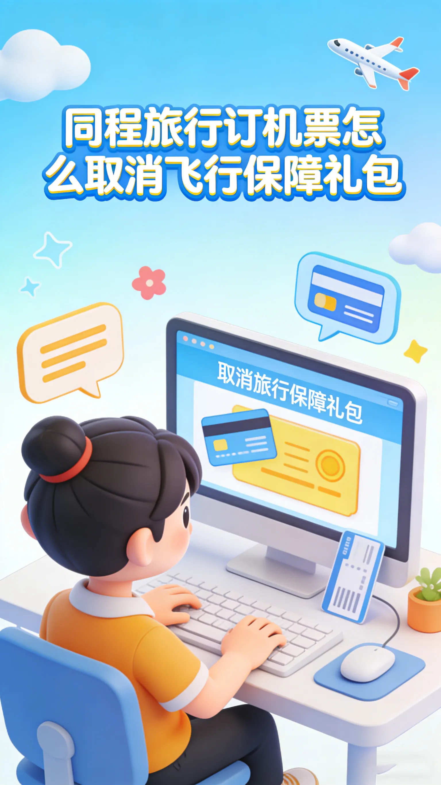 别让“飞行保障”悄悄扣费！同程礼包取消的2个关键操作点