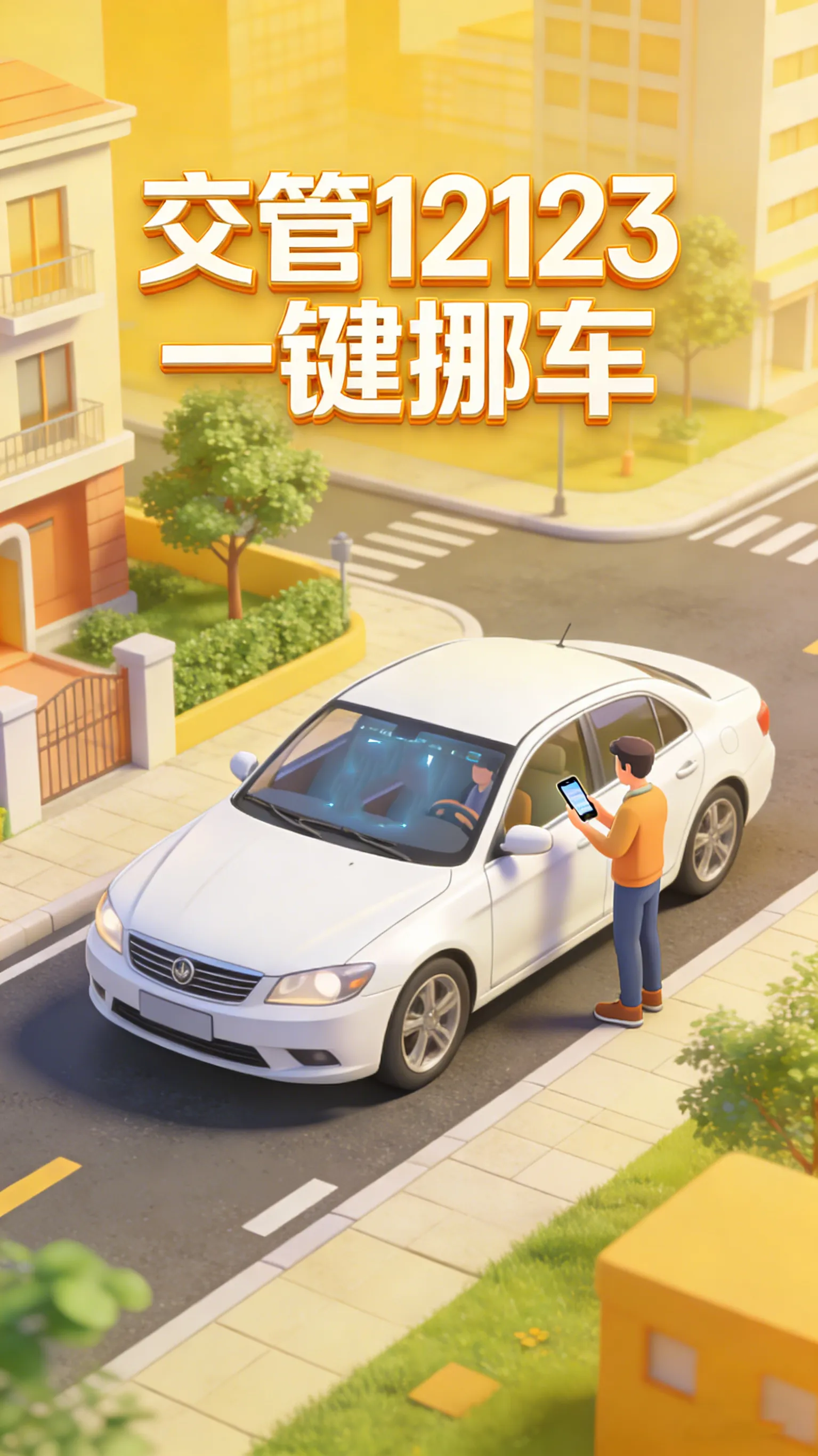 车被堵了别上火！交管12123一键挪车，动动手指就能搞定