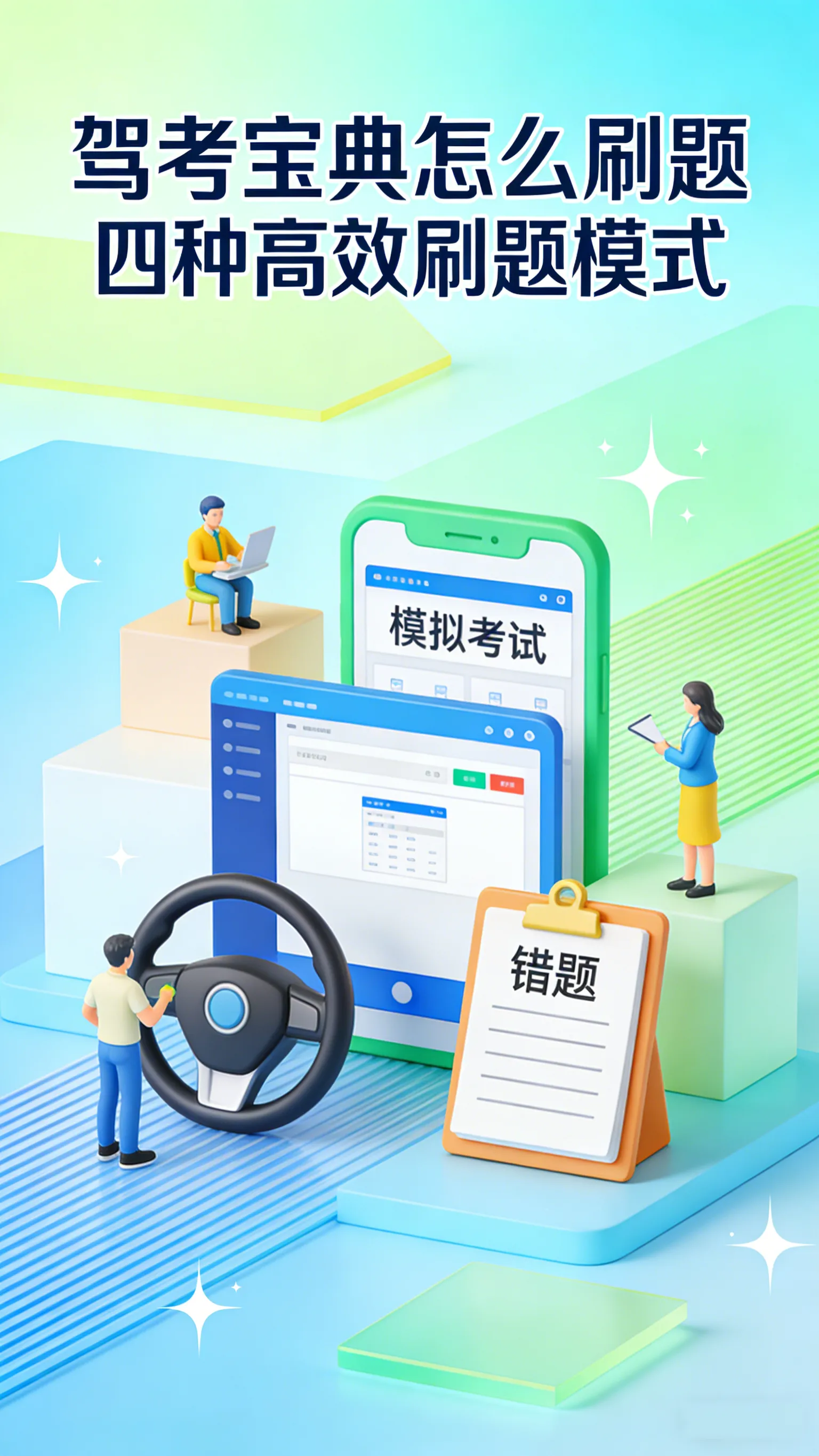 2000道题怎么刷？四种模式搭配，一次过不是梦