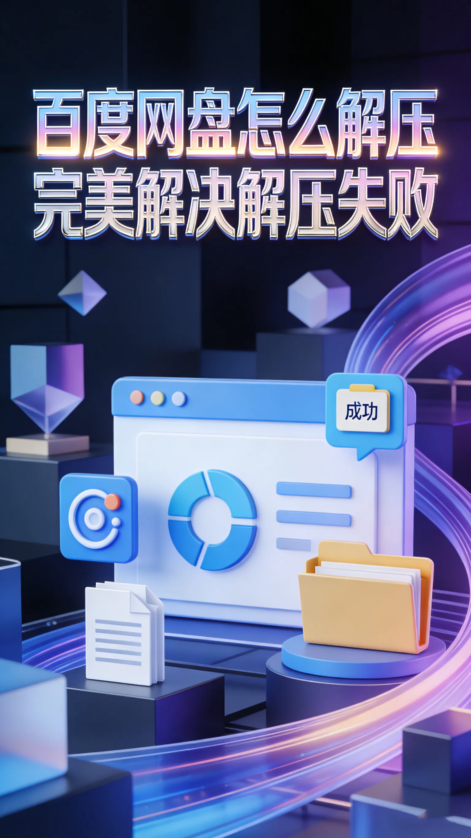 百度网盘解压失败的终极解决方案：别让“文件损坏”骗了你