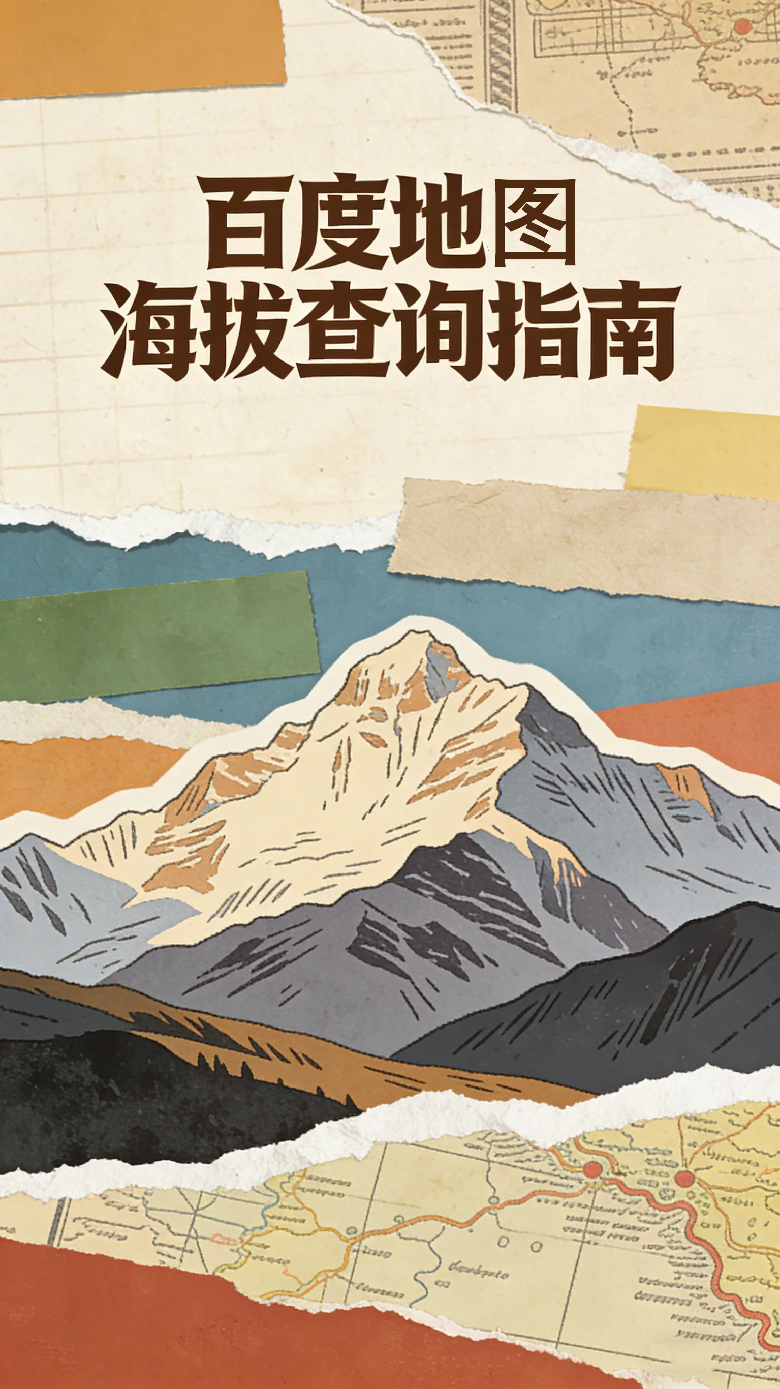 登高望远必看！百度地图怎么看海拔