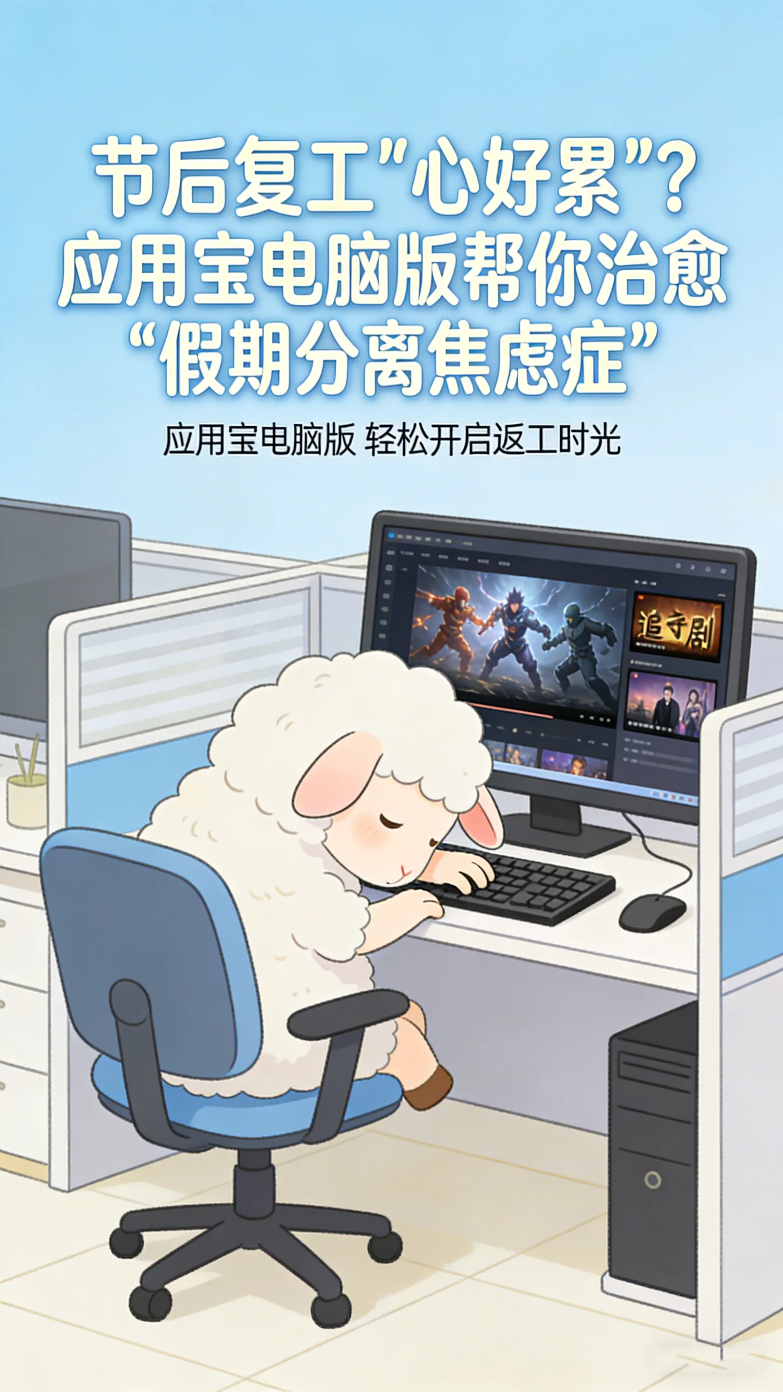 确诊“奖励型人格”后，我靠应用宝电脑版哄自己上班